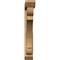 Ekena Millwork Olympic Slat Rough Sawn Bracket w/ Offset Brace, Western Red Cedar, 6"W x 40"D x 40"H BKT0604X40X40OLY06RWR - alternate 4